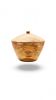 Handcrafted Applewood Vessel with Gold Leaf Inlay | Decorative Bowl in Decorative Objects by Holzkunst Samuel Meisinger. Item made of wood works with art deco & modern style