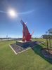 Wolf Moon | Public Sculptures by John Randall Nelson. Item made of steel