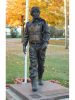 Tuskegee Airman, Joe Gomer | Public Sculptures by Sutton Betti | Ellsworth Community College in Iowa Falls