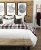 Set of 3 Large Tree Ring Prints | Prints by Erik Linton | Kate Chipinski's Home in Minneapolis. Item made of paper