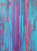 "Sound and Vision".  Painting | Oil And Acrylic Painting in Paintings by Alice Lipping | Astoria Park Wine & Spirits in Queens. Item made of canvas with synthetic