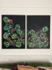 Cascades Diptych | Mixed Media by Jasman Studio. Item made of paper works with contemporary & modern style