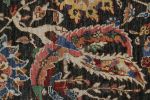 Rug & Kilim’s Persian Kerman Rug in Black with Vibrant | Area Rug in Rugs by Rug and Kilim
