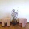 Ric Rac Stool Set | Chairs by Kelsie Rudolph. Item made of ceramic