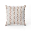 Artisan Terracotta Clay Pillow Cover | Rust Boho Design | Sham in Linens & Bedding by SewLaCo. Item made of linen works with boho & mid century modern style