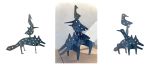 Birdsong for Wiley | Sculptures by John Randall Nelson. Item composed of steel