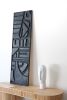 Hieroglyphs VII | Wall Sculpture in Wall Hangings by Blank Space Studios. Item made of wood with stone works with boho & eclectic & maximalism style