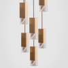Lamp/One Brass 6-Light Chandelier | Chandeliers by Formaminima