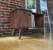 Record Player Stand Plus / Record Cabinet / Vinyl Storage | Media Console in Storage by Max Moody Design. Item composed of maple wood