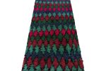 Vintage Azilal Moroccan Runner Rug, with Diamond Patterns | Area Rug in Rugs by Rug and Kilim