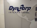DynCorp International | Signage by Jones Sign Company. Item composed of metal and synthetic