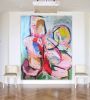Uncovered III | Oil And Acrylic Painting in Paintings by Elisa Gomez Art. Item composed of canvas in contemporary or eclectic & maximalism style