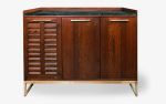 Famed Liquor Cabinet | Storage by LAGU. Item made of oak wood works with modern style