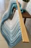 Maree Sea Wave Aesthetic Wall Art | Tapestry in Wall Hangings by Olivia Fiber Art. Item composed of wood and wool in boho or minimalism style