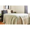 Sage Handloom Throw | Linens & Bedding by Studio Variously. Item made of fabric works with modern style