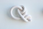 Knot Series III: Calling Lights | Sculptures by Purely Porcelain. Item composed of ceramic in minimalism or mid century modern style