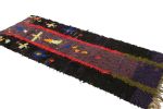 Vintage Moroccan Runner with Polychromatic Geometric Pattern | Area Rug in Rugs by Rug and Kilim
