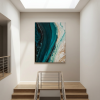 Continental Dropoff — Abstract Oceanic Canvas Art | Prints in Paintings by Alpenglow Workshop. Item composed of canvas compatible with contemporary and coastal style