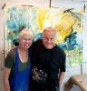 California Sun | Oil And Acrylic Painting in Paintings by Marie Manon Art | 1451 Paseo Ladera Ln in Arroyo Grande. Item composed of synthetic