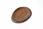 Plate Essay #3 - Plat Essai #3 | Dinnerware by Nadine Hajjar Studio. Item composed of walnut in minimalism or contemporary style