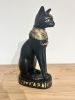 Bastet cat egypt all hand made and painted in Europe | Art & Wall Decor by ultimate European. Item in contemporary or country & farmhouse style