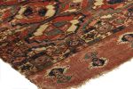 Antique Persian Tekke Textile in Red and Pink with Medallion | Area Rug in Rugs by Rug and Kilim