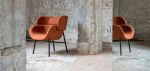 Spoon | Lounge Chair in Chairs by MatzForm. Item made of fabric with steel