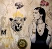 Vintage Jewelry Illustration Mural | Murals by William Goodman Art | Beckham Jewelry Company in Jackson