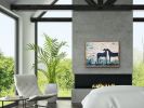 Shared vision oil painting | Oil And Acrylic Painting in Paintings by KIRSTEN KAINZ. Item composed of canvas compatible with contemporary and eclectic & maximalism style