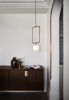 Sircle Pendant S | Pendants by SEED Design USA. Item composed of steel & glass