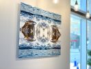 Sunset Churn, photographic design, dye-sublimated onto aluminum | Oil And Acrylic Painting in Paintings by Kate Wilson Fine Art | Sydney Providence in Providence. Item composed of canvas