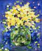 Golden serenade | Oil And Acrylic Painting in Paintings by Art by Geesien Postema. Item composed of canvas in contemporary style