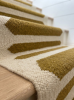 Handwoven Wool Stripe Stair Runner | Runner Rug in Rugs by Evergreen Carpets. Item composed of wool in boho or minimalism style