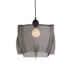 "Lanny I" Steel Wire Mesh Pendant Light 14" - Medium | Pendants by Anne Lindsay. Item composed of steel in contemporary or eclectic & maximalism style