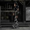 Modern Industrial Floor Lamp - Antique Crouse Hinds Lights | Lamps by Pandemic Design Studio | Philadelphia in Philadelphia. Item composed of metal