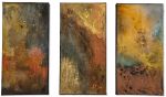 Golden | Mixed Media in Paintings by El Løvaas. Item composed of canvas