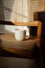 Handmade Porcelain Coffee Mug. Off-white | Drinkware by Creating Comfort Lab