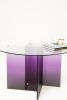 Purple Rain Glass Table | Coffee Table in Tables by STUDIO MONSOLEIL. Item made of glass works with modern style