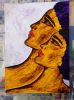 Colores de sensualidad 12 | Oil And Acrylic Painting in Paintings by Elena Parau. Item composed of paper compatible with minimalism and contemporary style