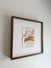 Places of Me no. 4 | Tapestry in Wall Hangings by Sarah Lawrence. Item composed of walnut & cotton compatible with boho and coastal style