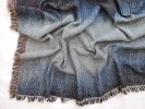 Cloud Current - Woven Throw Blanket | Linens & Bedding by Jessie Bloom Studio. Item composed of cotton in boho or minimalism style