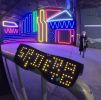 Interactive Neon Mural #10 -INM#10- | Street Murals by Spidertag. Item made of synthetic