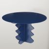 Hvylya - Handcrafted Metal Side Table 65x40 cm | Coffee Table in Tables by SVITANOK by Artem Zakharchenko. Item composed of metal in boho or minimalism style
