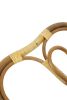 Handmade Rattan Lily Pad Wall Hook, Decorative Organizer | Art & Wall Decor by Amara. Item made of fiber works with boho & mid century modern style