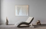 Willows W4860 A | Mixed Media in Paintings by Michael Denny Art, LLC. Item composed of bamboo and cotton in minimalism or contemporary style