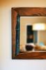 walnut epoxy inlay mirror | Decorative Objects by Abodeacious. Item composed of wood & glass