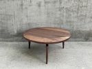 Modern Round Coffee Table | Tables by Marco Bogazzi. Item made of oak wood works with contemporary & modern style
