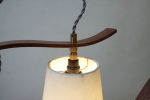 Bent Table Lamp Walnut with Walnut Base | Lamps by Geoff McKonly Furniture. Item composed of walnut compatible with mid century modern and contemporary style