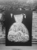 Black Dress | Oil And Acrylic Painting in Paintings by Anna Toppin. Item made of canvas with synthetic
