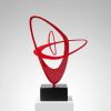 Windfall | Sculptures by Paul Stein Sculpture. Item made of aluminum works with minimalism & mid century modern style